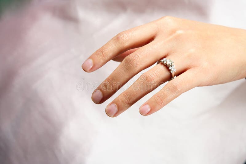 Diamond ring stock photo
