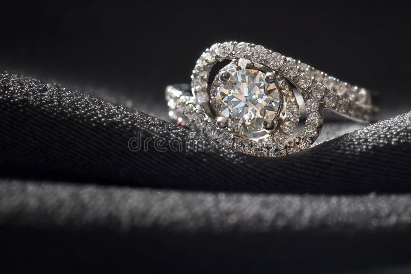 Diamond Ring,Ring of the Jewelry Stock Photo Image of blur, closeup