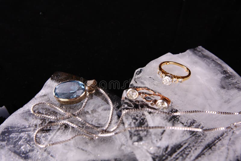 Diamond ring and ear rings