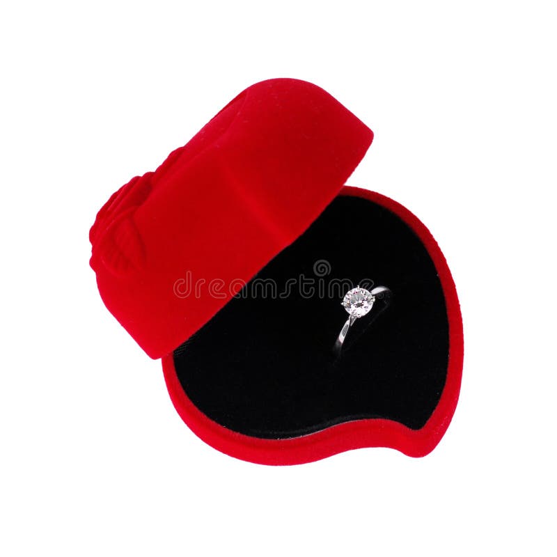 Ring box and lock stock photo. Image of love, ring, wedding 6392204