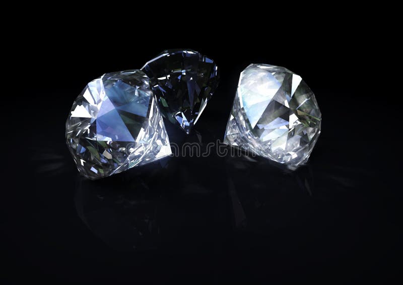 Diamonds stock image