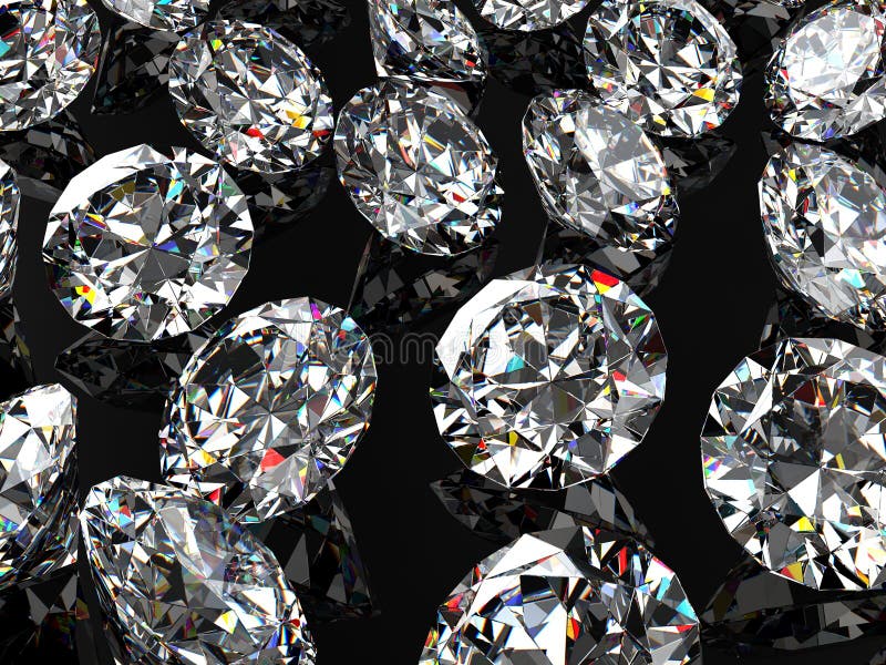 Diamonds royalty free illustration
