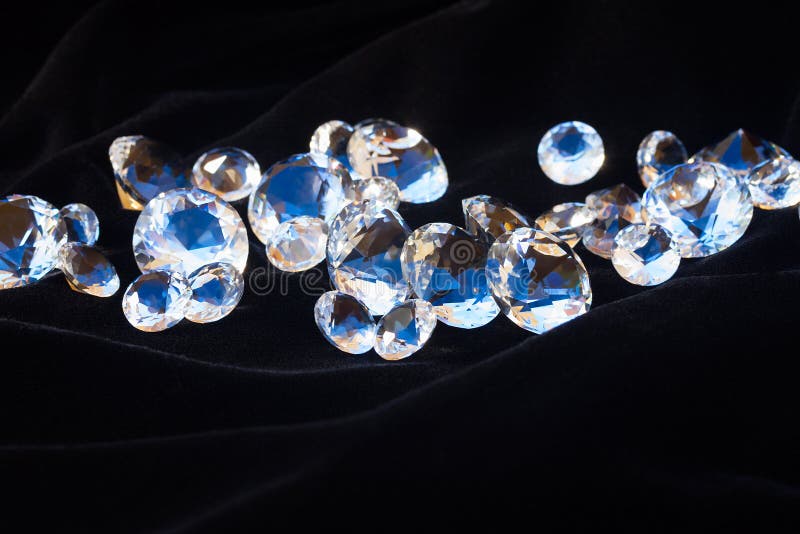 Diamonds on black stock photo. Image of color, shiny 72119094