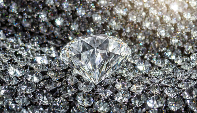 Diamonds can be used for background or wallpaper, backdrop; so beautiful and refreshing, Generated AI vector illustration