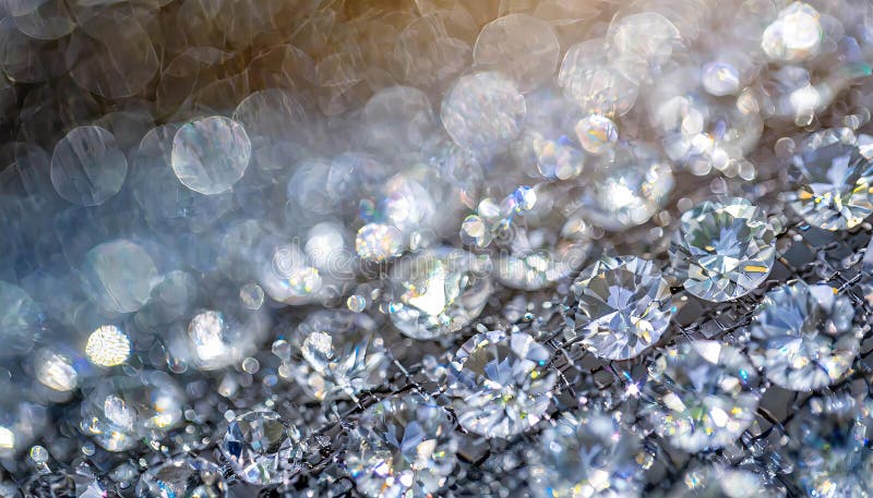 Diamonds can be used for background or wallpaper, backdrop so beautiful and refreshing, Generated AI vector illustration