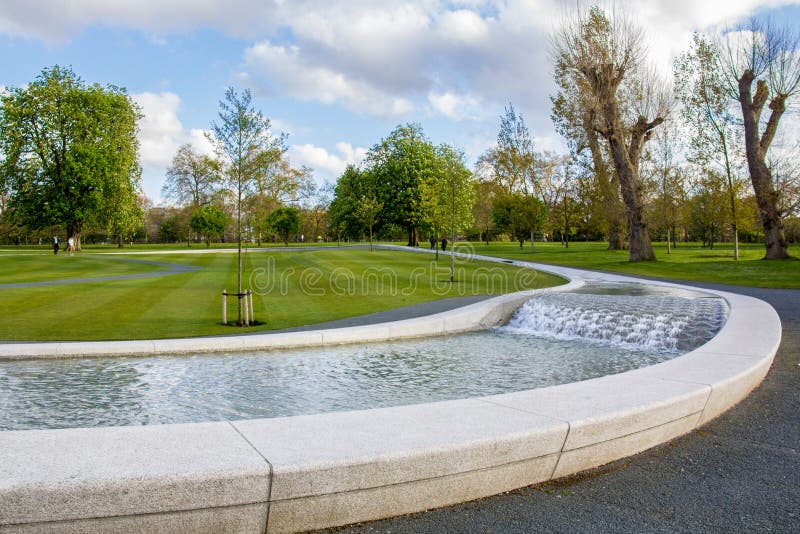 Fonte Memorial da Princesa Diana fotografia de stock
