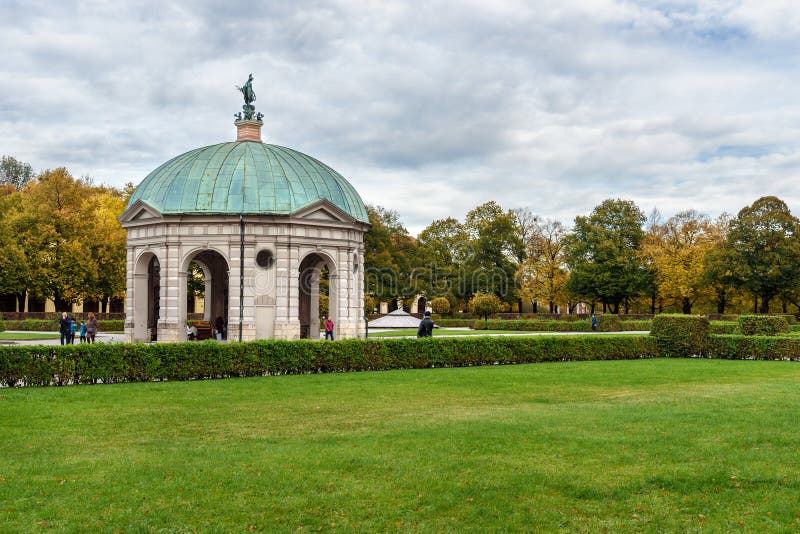 Diana Temple in garden Munich Hofgarten in Munich. Germany stock image Diana Temple in garden Munich Hofgarten in Munich. Germany stock image