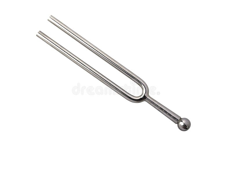 Diapason di musica isolato fotografia stock Diapason di musica isolato fotografia stock
