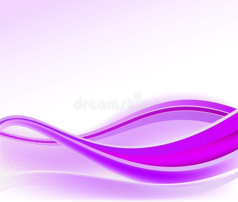 Dibujo de fondo vector abstracto diseño de arte curva púrpura rosa