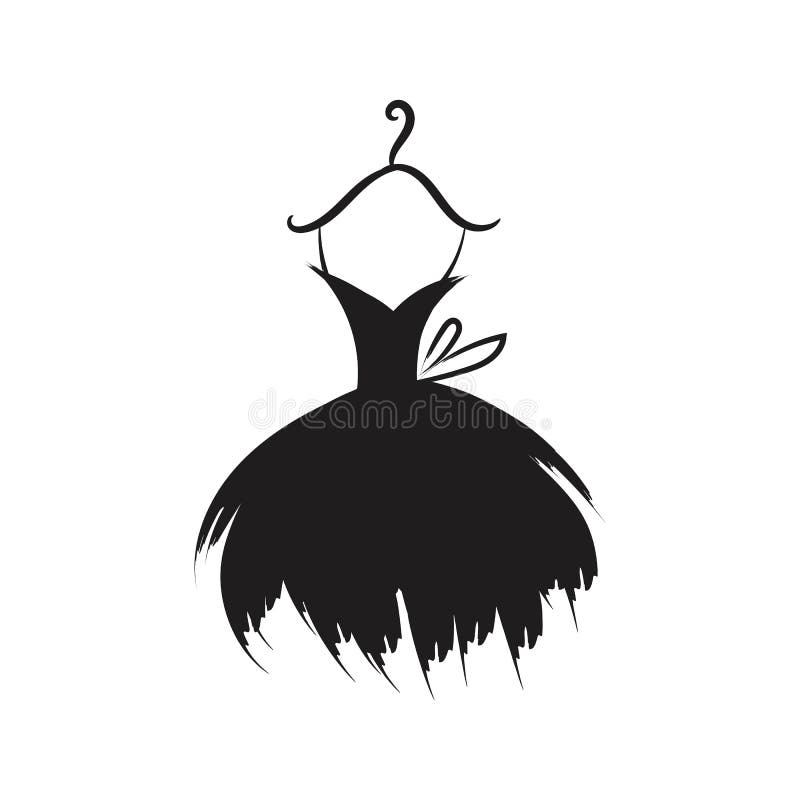 Dibujo de la mano del vestido de bola en una suspensión stock de ilustración Dibujo de la mano del vestido de bola en una suspensión stock de ilustración