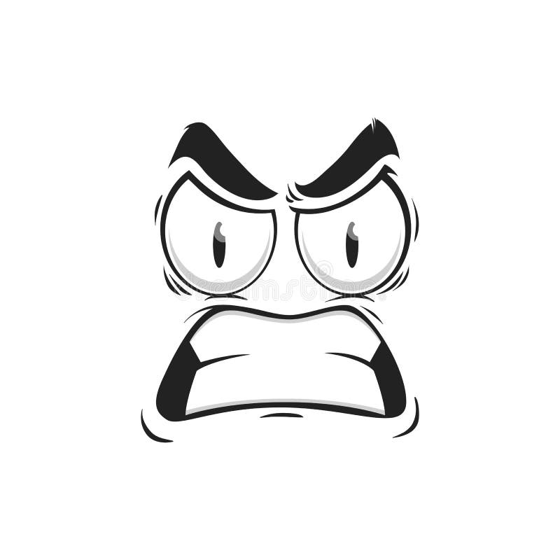 Dibujos Animados Cara Vector Enojado Emoji Con Dientes Rechinando Ilustración del Vector - Ilustración de historieta, negativo: 213609985 Dibujos Animados Cara Vector Enojado Emoji Con Dientes Rechinando Ilustración del Vector - Ilustración de historieta, negativo: 213609985