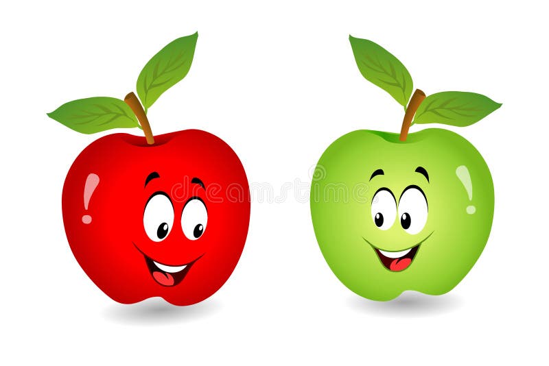 Dibujos Animados De Manzana Verde Y Roja Ilustración del Vector - Ilustración de caracteres, comer: 214286470 Dibujos Animados De Manzana Verde Y Roja Ilustración del Vector - Ilustración de caracteres, comer: 214286470