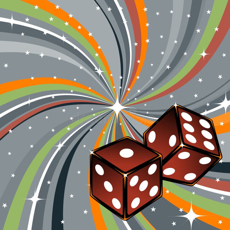 Dice royalty free illustration