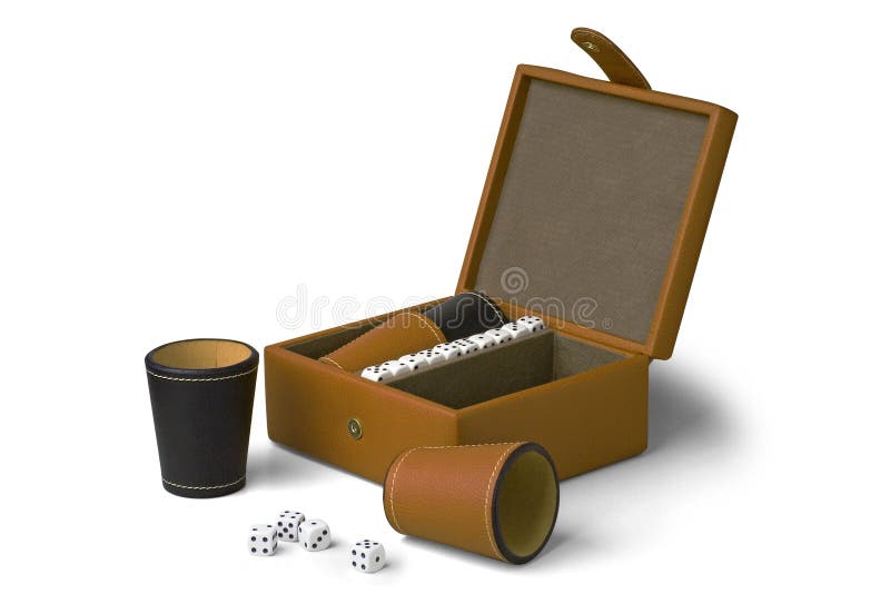 Dice box game stock image. Image of dice, play, objects 1600799