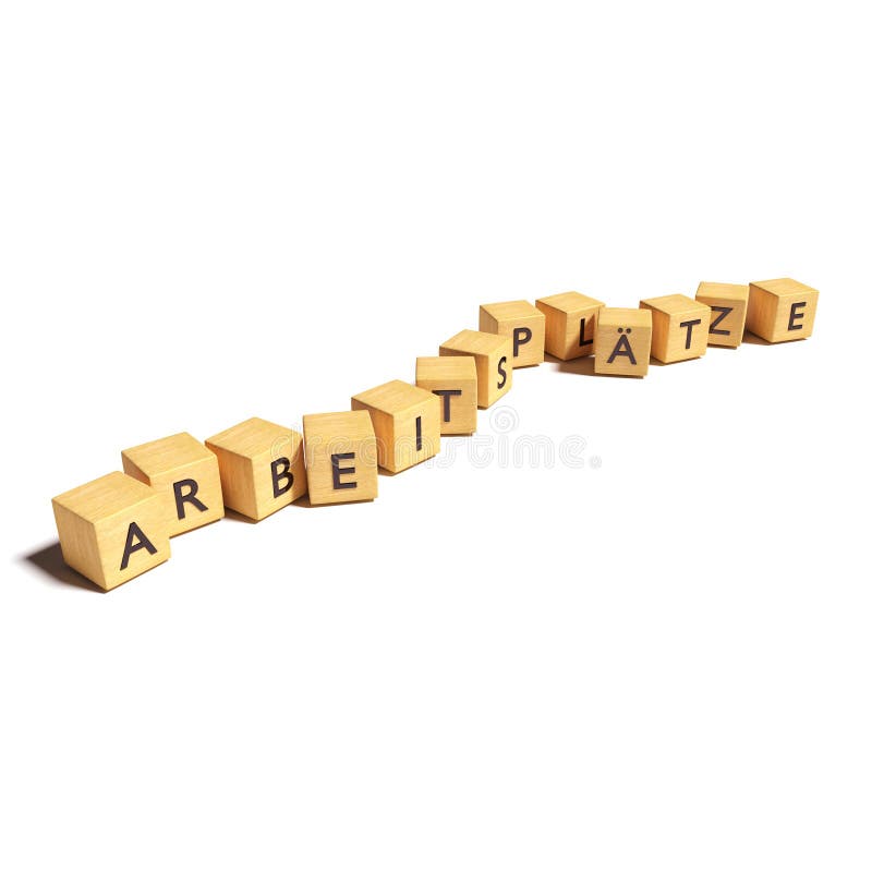 Cubes And Dice With Mini Jobs Stock Photo Image of background