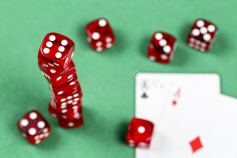 Dice and playing cards stock photo. Image of objects 178903066