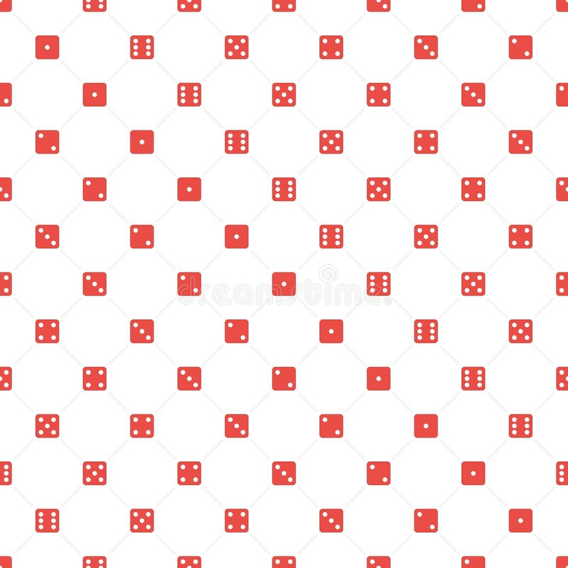 Dice seamless pattern. stock illustration Dice seamless pattern. stock illustration