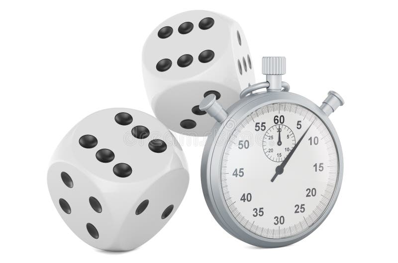 Dice Stopwatch Stock Illustrations 164 Dice Stopwatch Stock