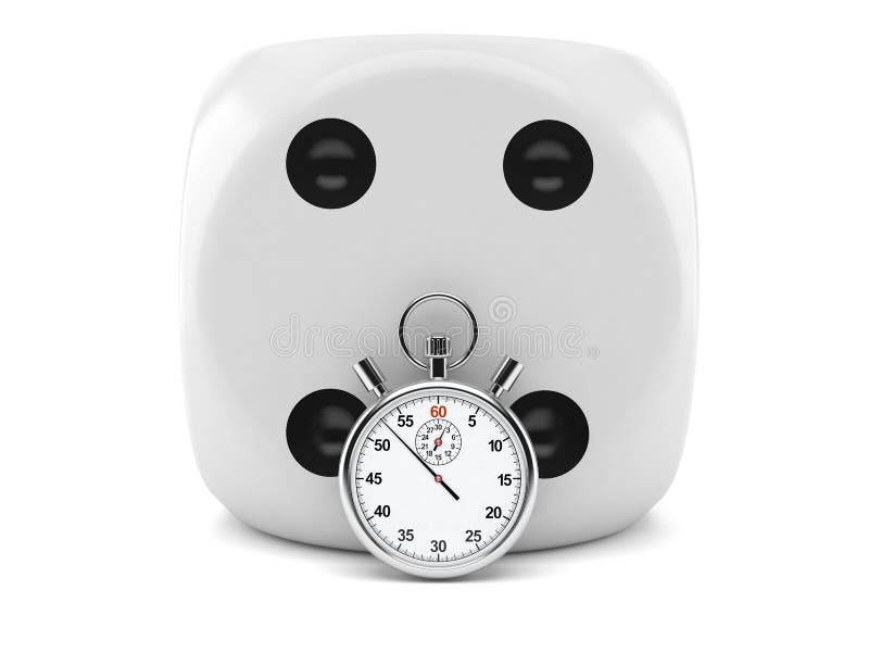 Dice Stopwatch Stock Illustrations 164 Dice Stopwatch Stock