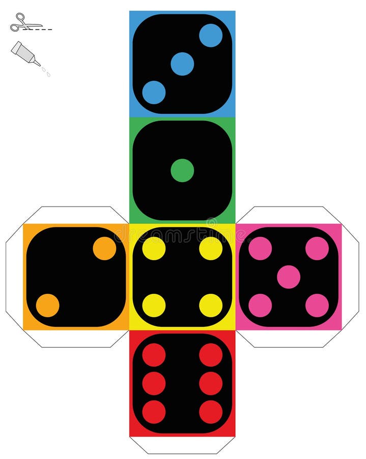 Dice Template Printable Large Dice Template Printable Large