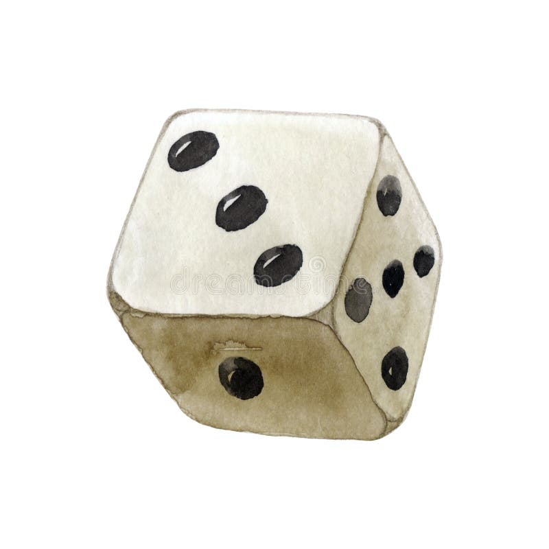 Illustration Ludo Dice White Background Stock Illustration 113394505