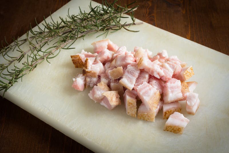 Diced bacon stock photo. Image of restaurant, cooking 48098594
