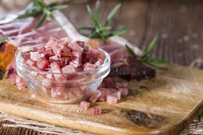 Diced Ham stock image. Image of cuisine, appetizer, dice 50123771