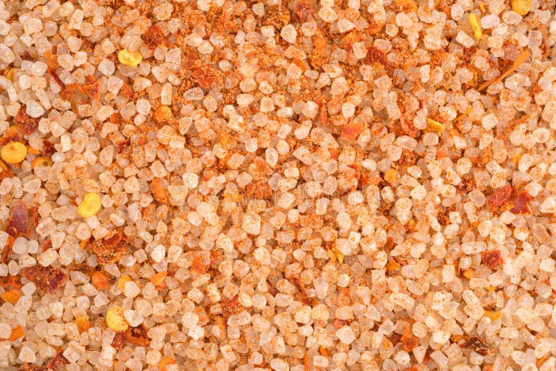 Dichte mening van zoute, rode Spaanse peperpeper en paprika royalty-vrije stock fotografie Dichte mening van zoute, rode Spaanse peperpeper en paprika royalty-vrije stock fotografie
