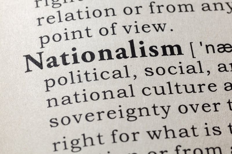 Dictionary definition of the word nationalism