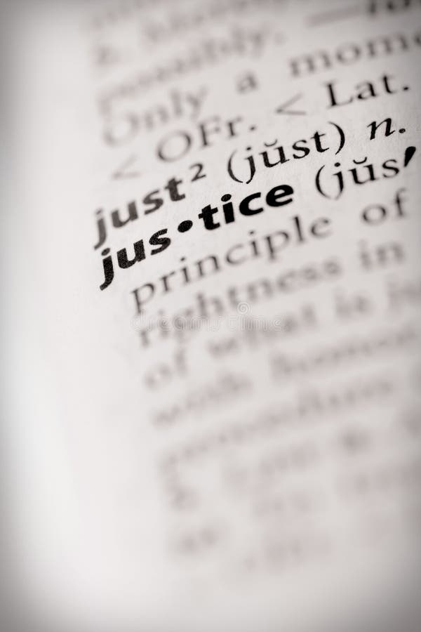 Dictionary Series - Law: justice