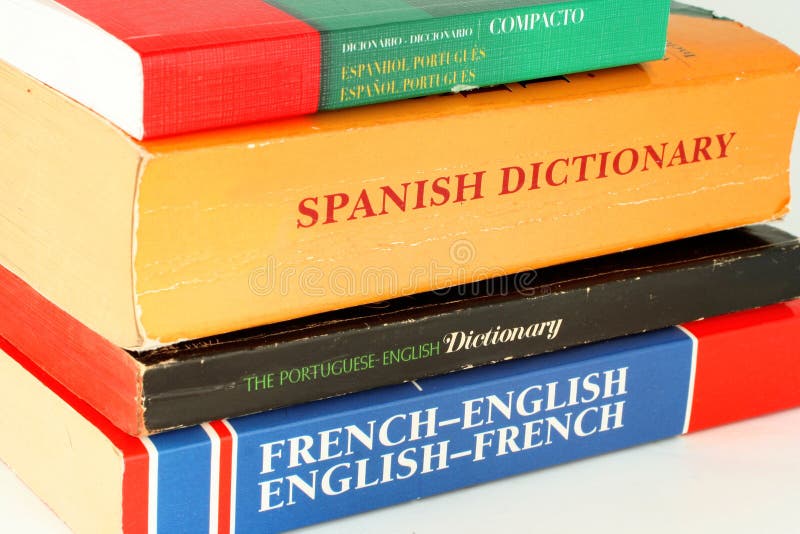 Different language dictionaries. Different language dictionaries