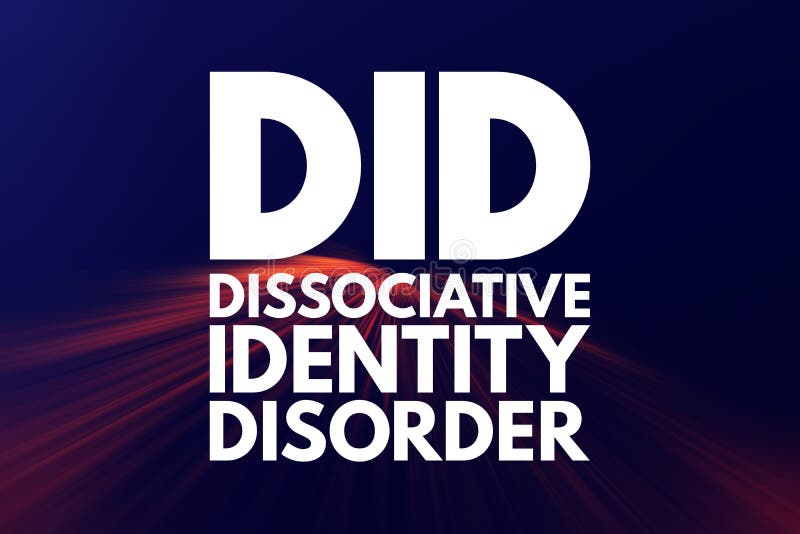 Did Dissociative Identity Disorder Acronym Medical Concept Stock