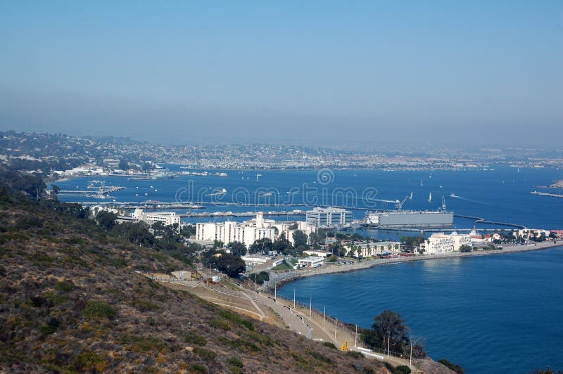 A beautiful vista from atop San Diego's Point Loma, California. A beautiful vista from atop San Diego's Point Loma, California.