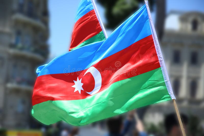aufnäher gedruckt Aufbügel wappen schild flagge stadt  aserbaidschan baku 