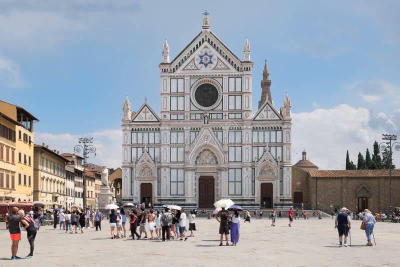 Die Basilikadi Santa Croce in Florenz lizenzfreies stockfoto Die Basilikadi Santa Croce in Florenz lizenzfreies stockfoto