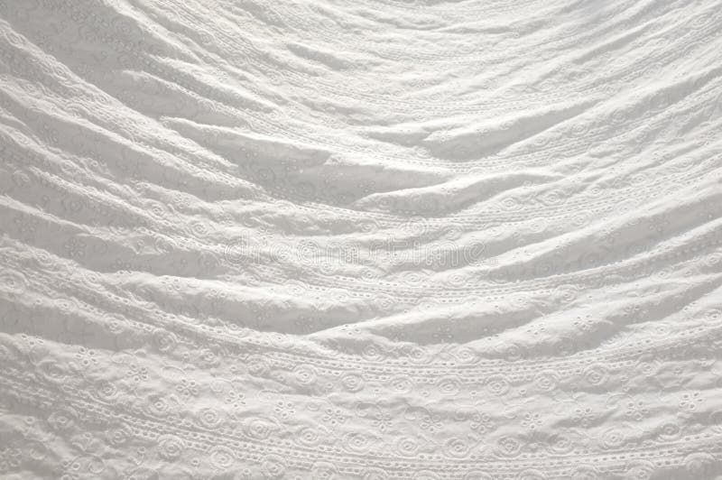 Die Beschaffenheit der Spitzes dünnes Gewebe gemacht vom Garn oder vom Thread stockfotografie