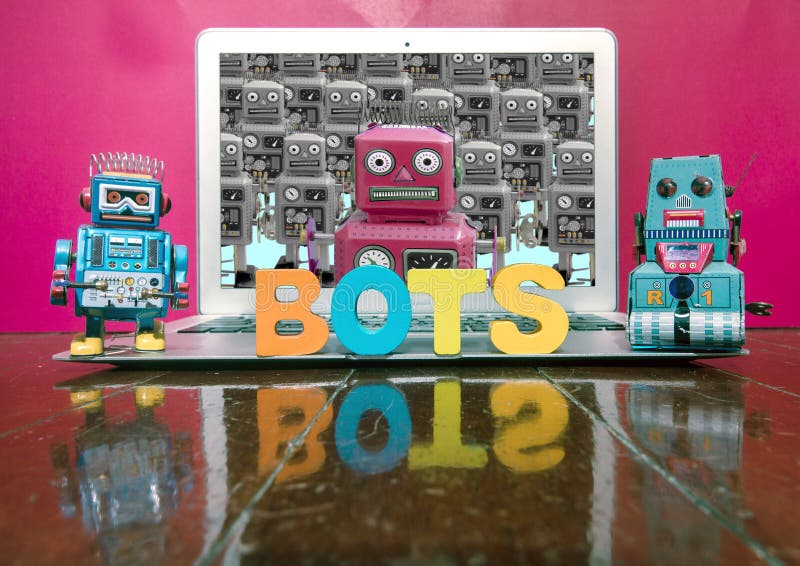 The bots are coming to get you concept image. The bots are coming to get you concept image