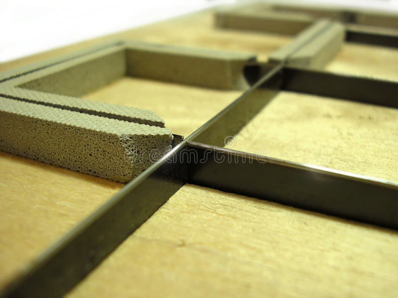 Die-cutter - polygraphy Industrie stockfoto Die-cutter - polygraphy Industrie stockfoto