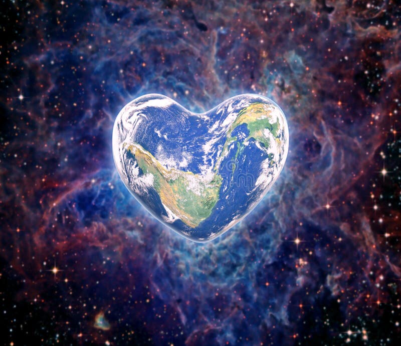 Die Erde in Form eines Herzens, Elemente von dieses Bild furnis