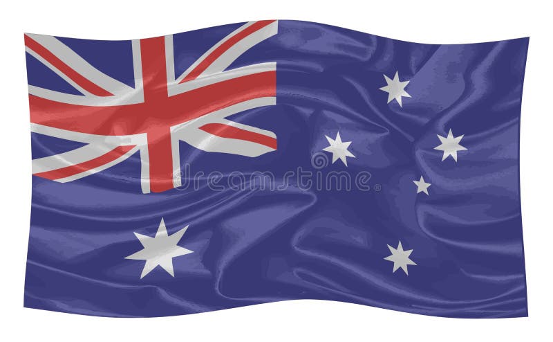 Die Flagge von Australien vektor abbildung Die Flagge von Australien vektor abbildung