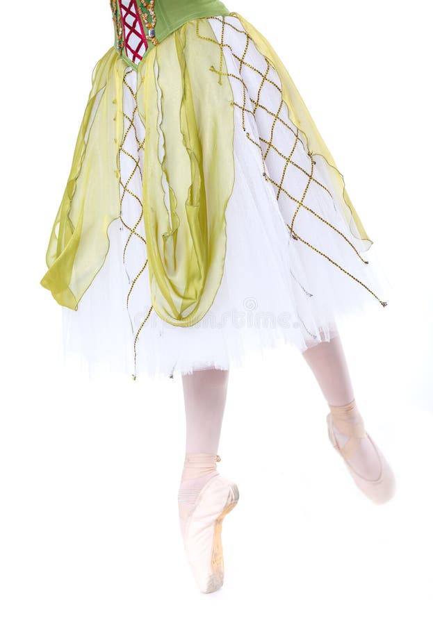 Die Füße der Ballerina lizenzfreie stockbilder