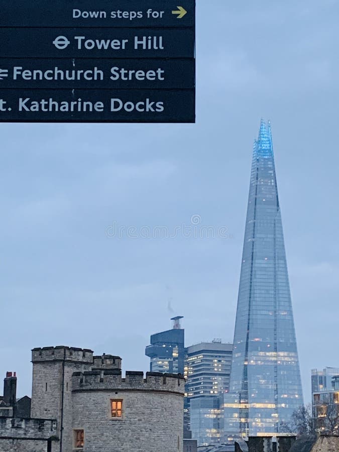 Die ikonische Scherbe, die moderne Architektur in London England aufbauen