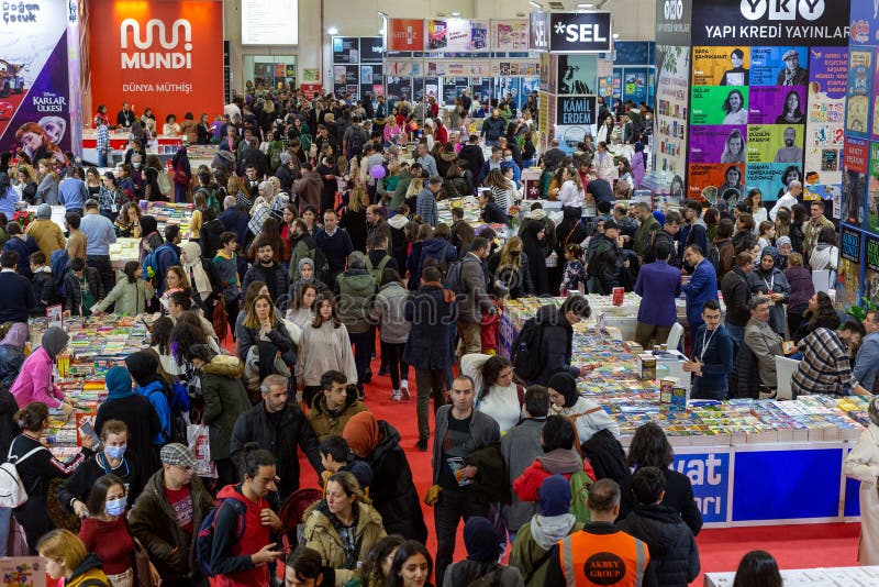 Die internationale istanbul buchmesse eröffnet in beylikduzu istanbul turkey am 4 Dezember 2022 stockfoto