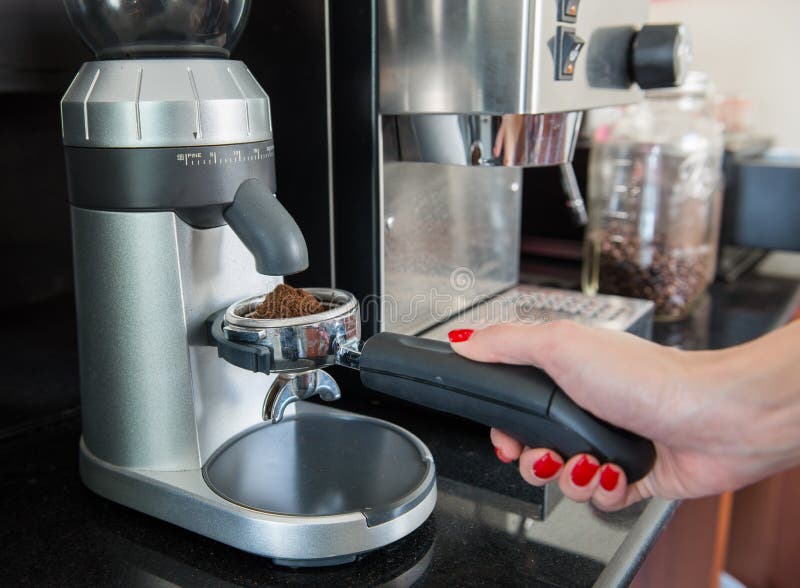 Die Kaffeemühle stockbild Die Kaffeemühle stockbild