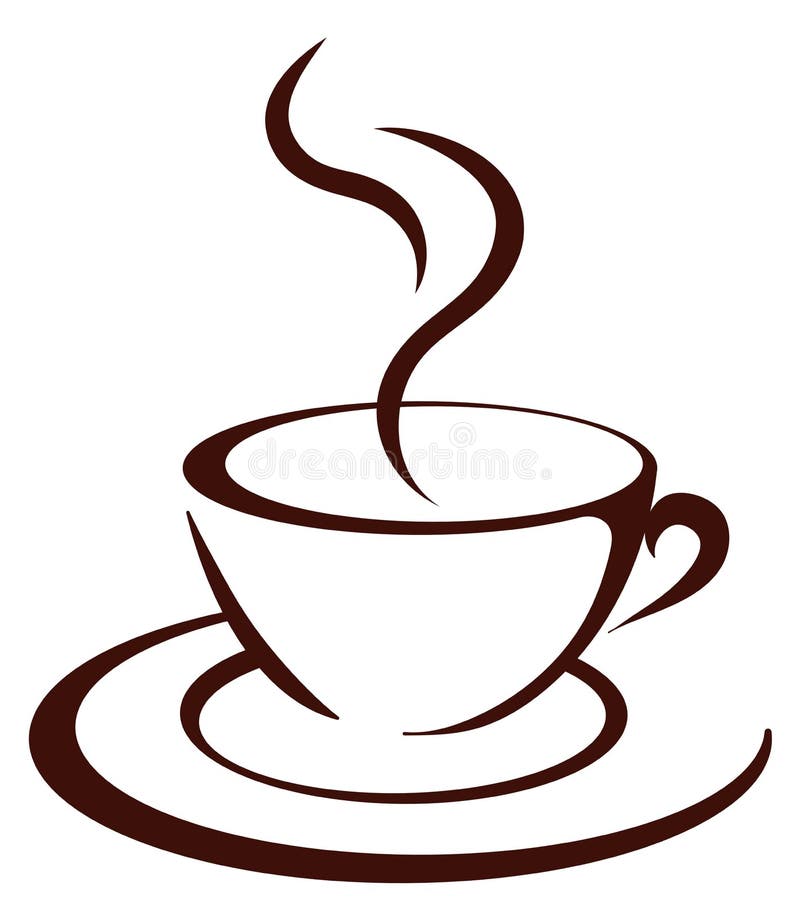 Die Kaffeetasse Stock Abbildung Illustration Von Kaffeetasse