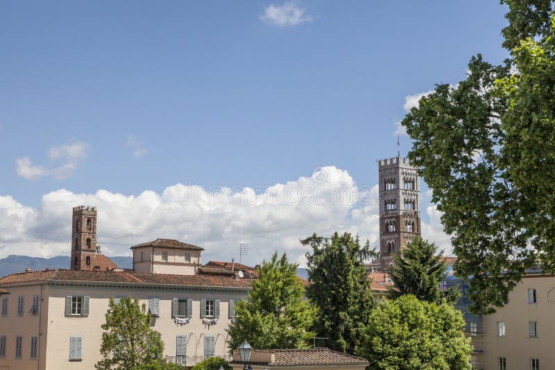 Die Kathedrale von St Martin in Lucca, Cattedrale di San Martino (Duomodi Lucca), Toskana, Italien stockfotografie Die Kathedrale von St Martin in Lucca, Cattedrale di San Martino (Duomodi Lucca), Toskana, Italien stockfotografie