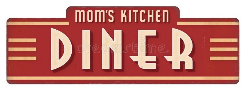 Die Küchen-Zeichen-Plaketten-Restaurant-Dekorations-Koch der Mutter
