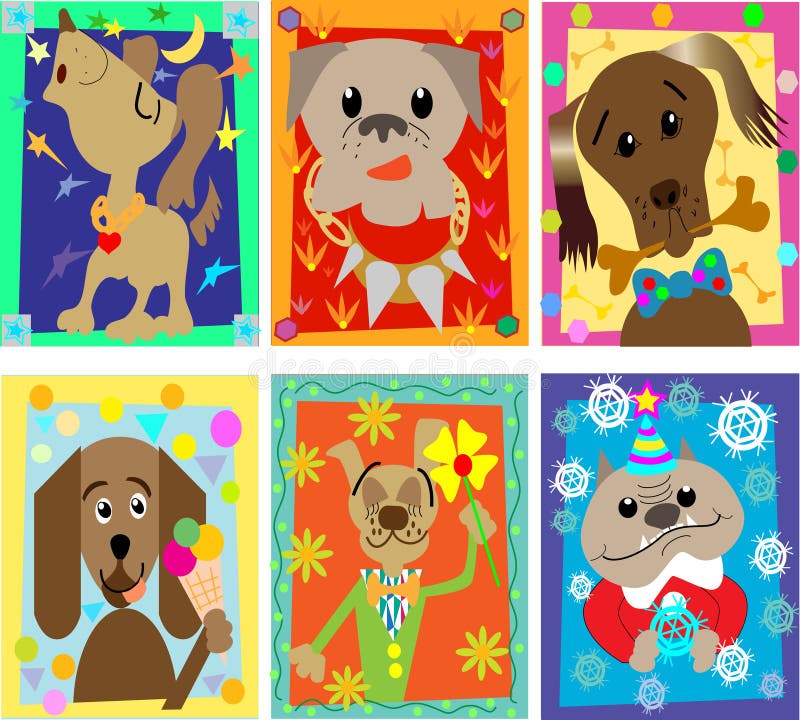 Lustige Hunde stockfoto. Illustration von schauen, haustier 67603458