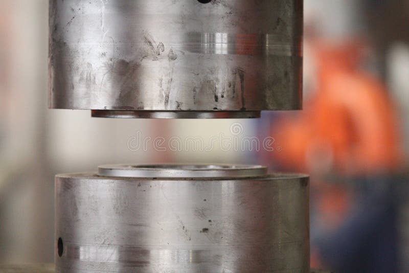 Die mold in the press stock image. Image of metal, press 29152897