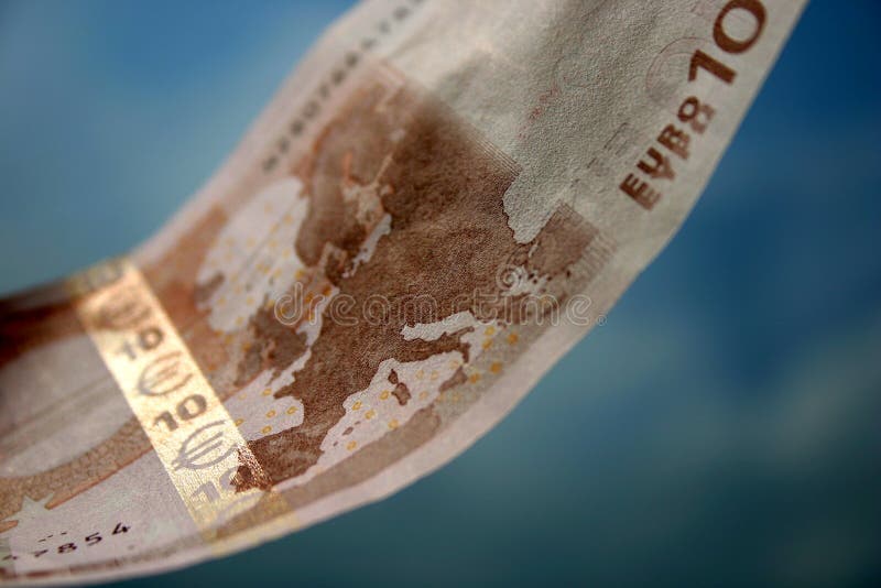 Die Nahaufnahme von 10 Euro stockfotos Die Nahaufnahme von 10 Euro stockfotos